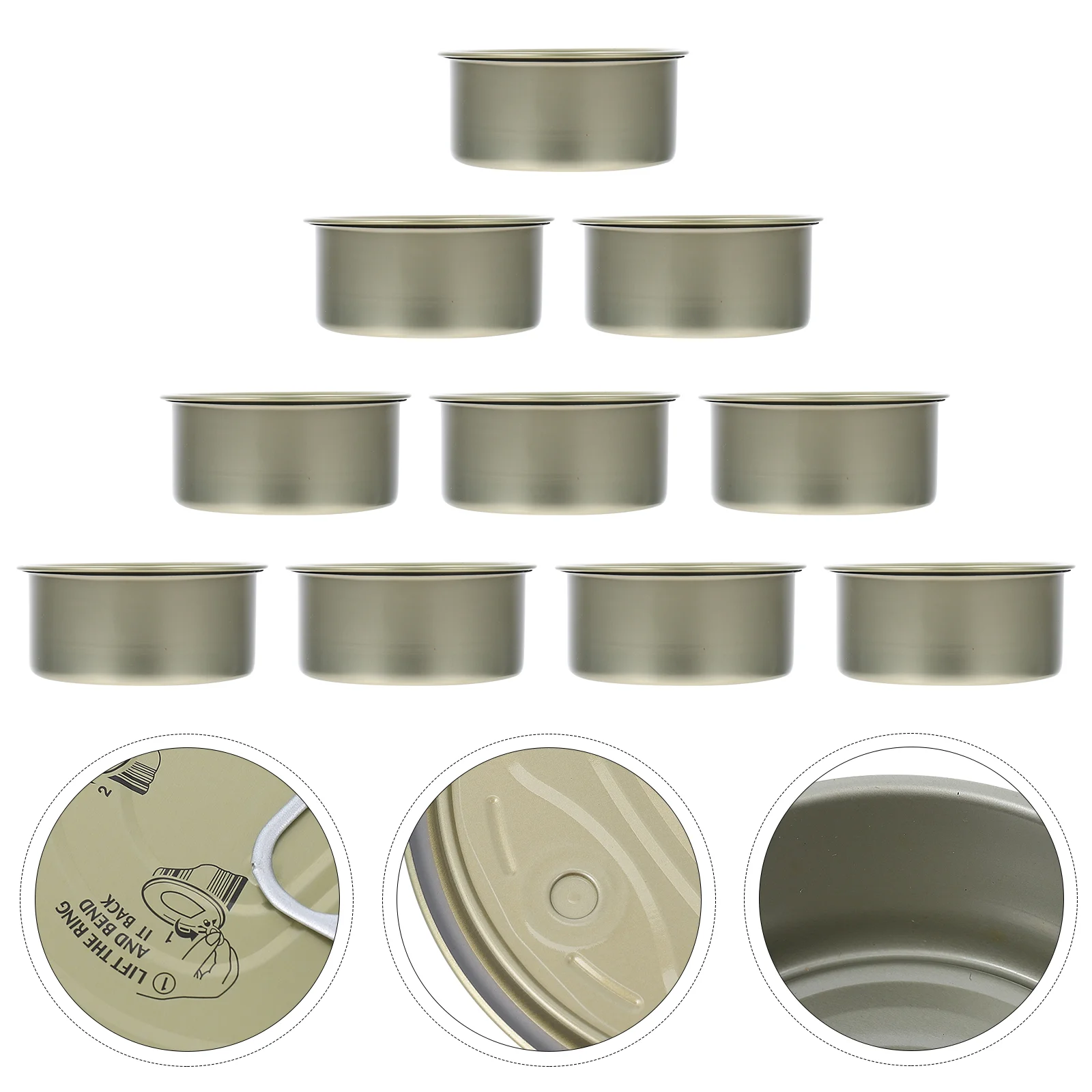 

Can Tin Storage Tins Tea Metal Tinplate Container Cans Sealed Pet Jar Lids Jars Coffee Canister Empty Containers Candy Seal Cat