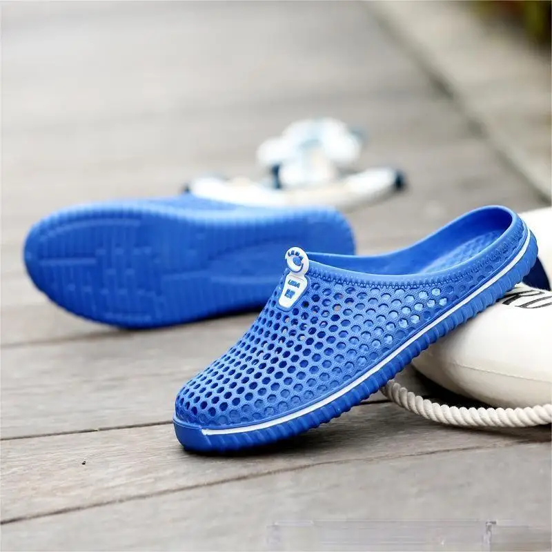 Women Sandals Fashion Female Slides Wedges Platform Shoes Sandals Men's Slippers Breathable Mesh Lightweight Ladies Footwear