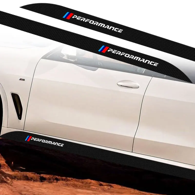 

Car Side Skirt Sill Stripe Body Decals Sticker Accessories For BMW 1 2 3 4 5 6 7 8 Series GT I4 I3 I8 X1 X2 X3 X4 X5 X6 X7 IX3