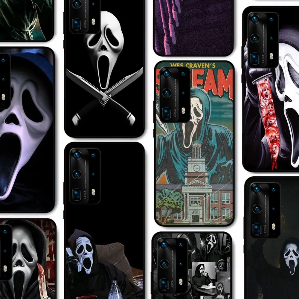

Scream Ghost Horror Phone Case For Huawei P 8 9 10 20 30 40 50 Pro Lite Psmart Honor 10 lite 70 Mate 20lite