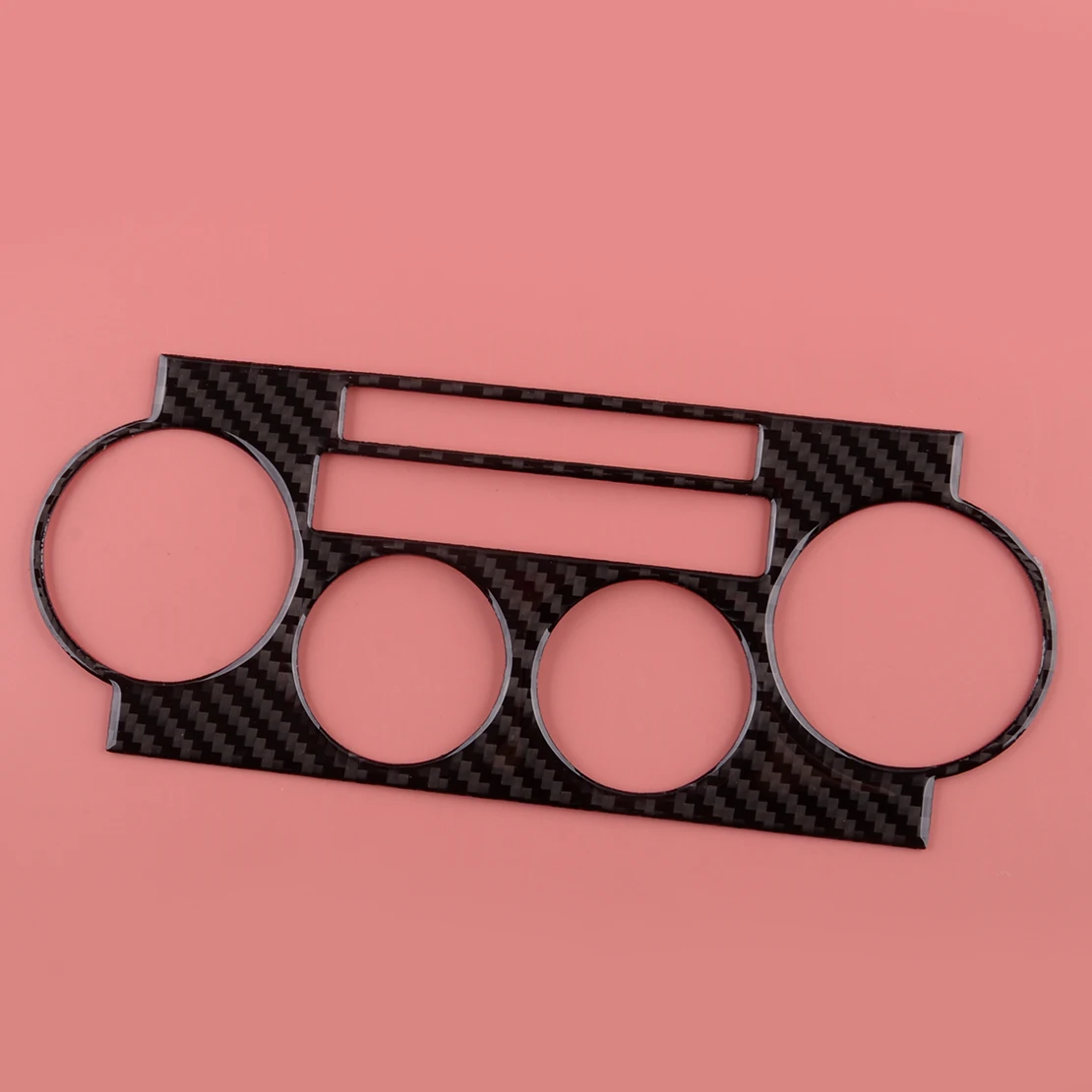 

Car Interior Manual Climate Console Button Trim Cover Sticker Black Carbon Fiber Fit for Chrysler 300 2005 2006 2007