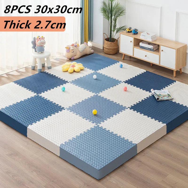 Tatame Foot Mat Thicken 25mm Baby Puzzle Mat 8PCS 30x30cm Baby Floor Mat Tatames Play Mats Baby Game Mat Baby Mat Puzzle Mat