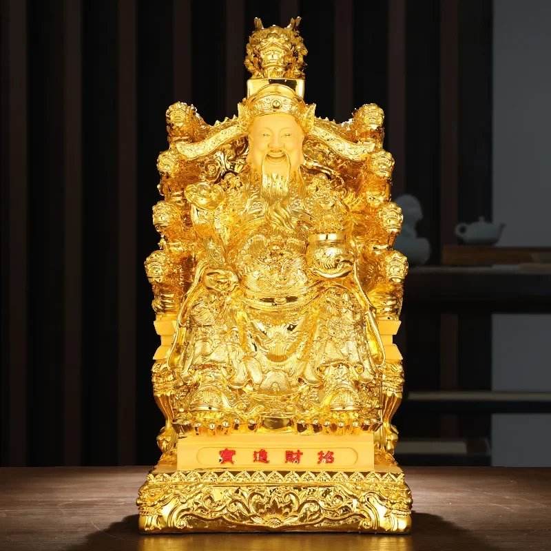 

God of статуя Будды, символ богатства God of благосостояние и удача-telling Fengshui, украшения для дома, открытые подарки