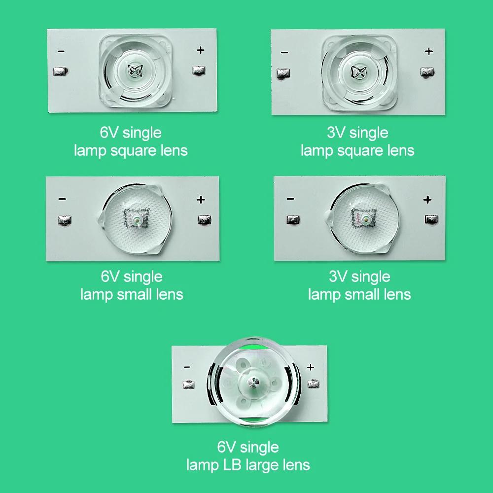 1 шт. новинка высокое качество 3 в 6 SMD лампы бусины с оптической линзой флип для 32-100