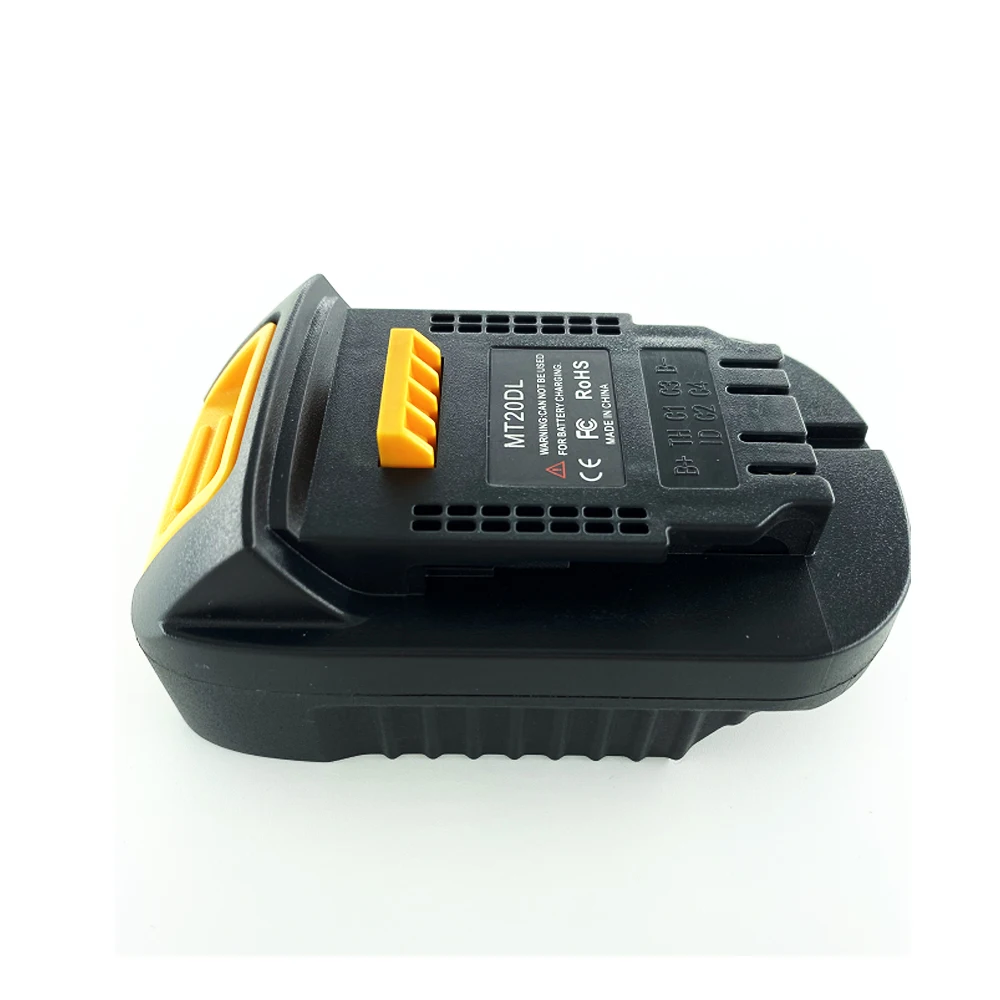 For Makita 18V switch to Dewalt For Dewalt 18V 20V tools for Makita Bl1830 Bl1860 Bl1815 Li-Ion Battery MT20DL Battery Adapter