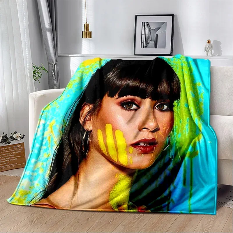 3D Испанская Певица Мягкое Плюшевое Одеяло Aitana Фланелевое Для Гостиной Спальни