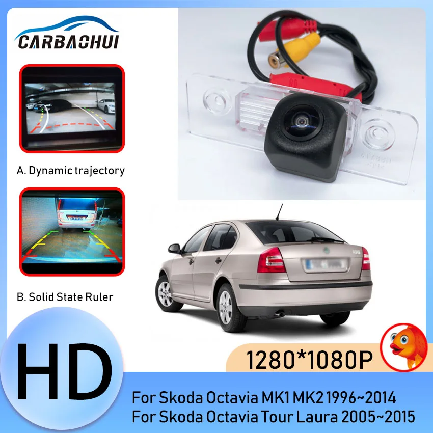 

CCD HD Car Camera Rear View Back up Reverse Parking Camera For Skoda Octavia MK1 MK2 1996~2014 Octavia Tour Laura 2005~2015