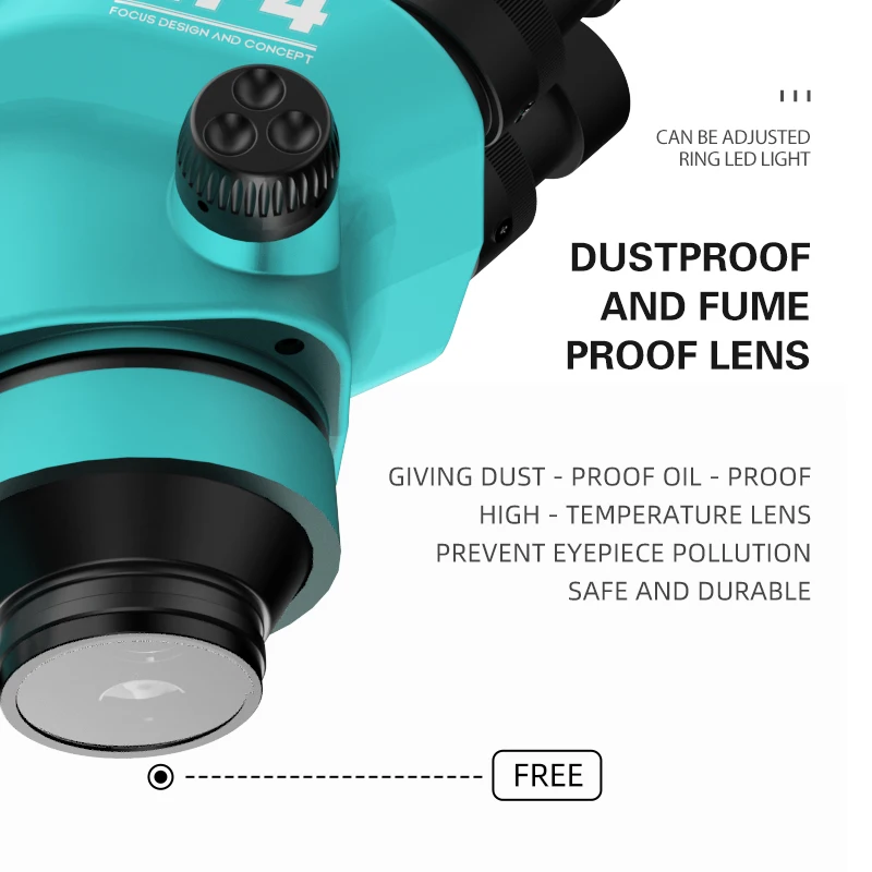 RF4 RF-7050TVP 7-50X тринокулярный стереомикроскоп с непрерывным зумом для компьютера