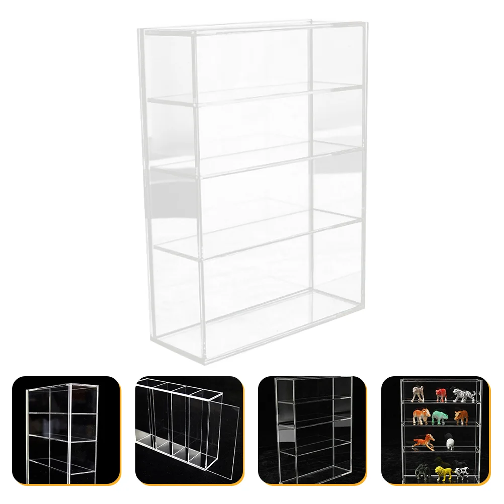 

Doll Stand Organizer Transparent Display Stand Desktop Jewelry Display Rack
