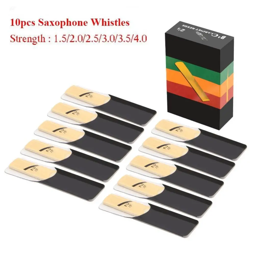 Новый 10 шт. свисток для саксофона 1 5/2 0/2 5/3 0/3 5/4 0 трость кларнета альт Bb тон кларнет