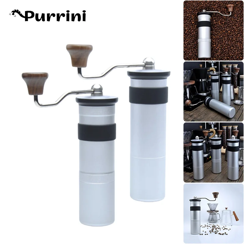 35g Large Capacity Hand Crank Coffee Grinder 304 Stainless Steel Core Portable Hand Brewed Bean Crusher Espresso Home Tools