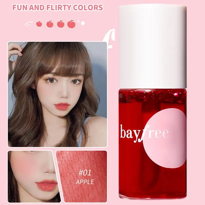 

Lip Stain Tint Silky Liquid Makeup For Lips Cheeks Eyes 7.1ml Long Lasting Lipstick For Moisturize Non-Sticky Nourish Plump Skin