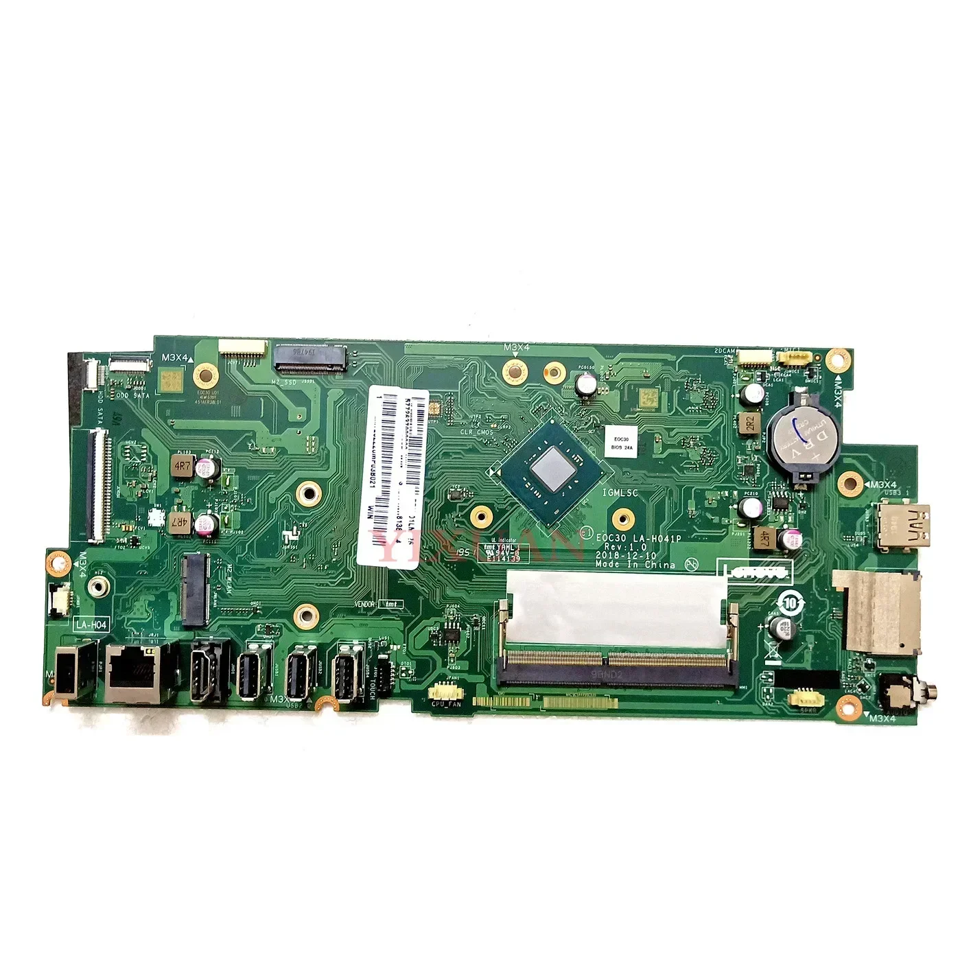 ДляEOC30 LA-H041P для A340-22IGM A340-24IGM Материнская плата все в одном (ideacentre) с процессором J4005