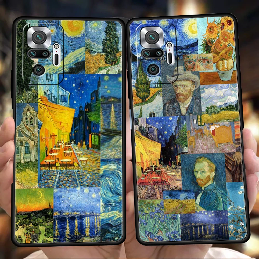 

Van Gogh Series Phone Case Cover for Redmi K50 Note 10 11 11T Pro Plus 7 8 8T 9S 9 K40 Gaming 9A 9C 9T Pro Plus Soft Shell Coque