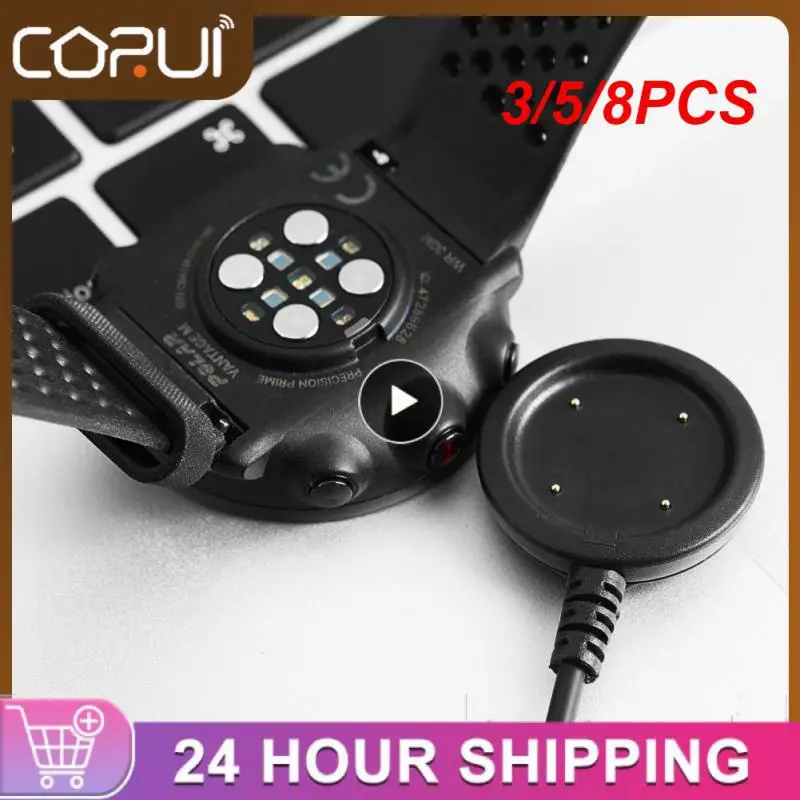 

3/5/8PCS 1m Charging Adapter For Polar Vantage M2/v Charging Dock Base Magnetic Dock Data Function Charging Cable