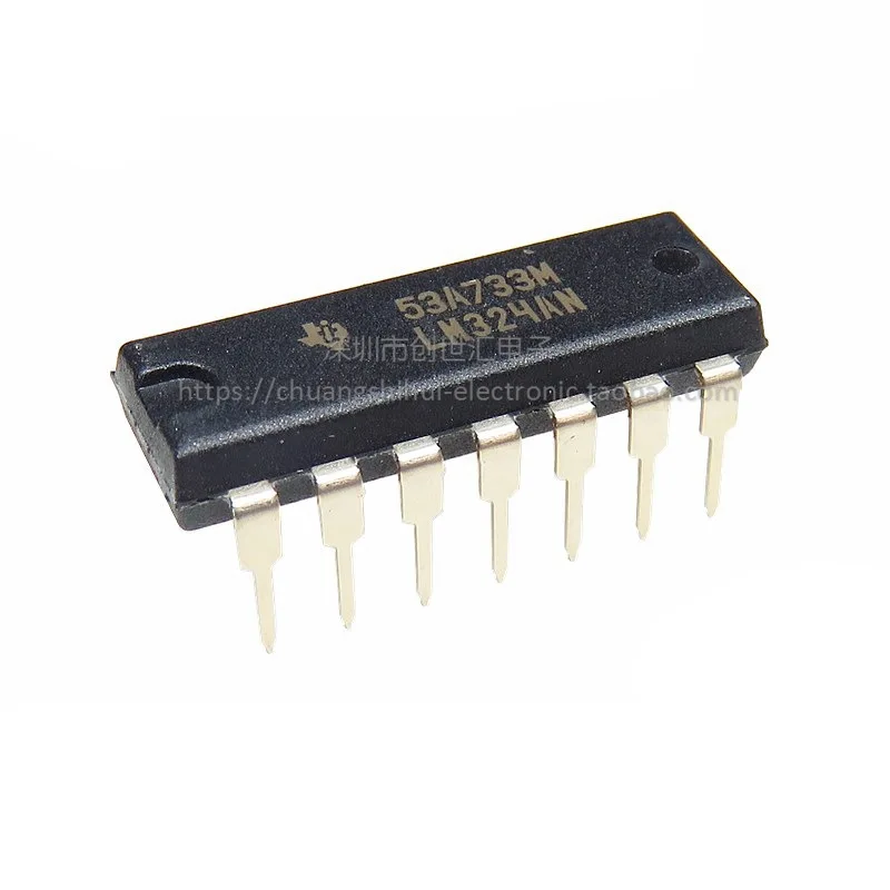

New original LM324AN dual in-line DIP-14 foot operational amplifier IC chip LM324