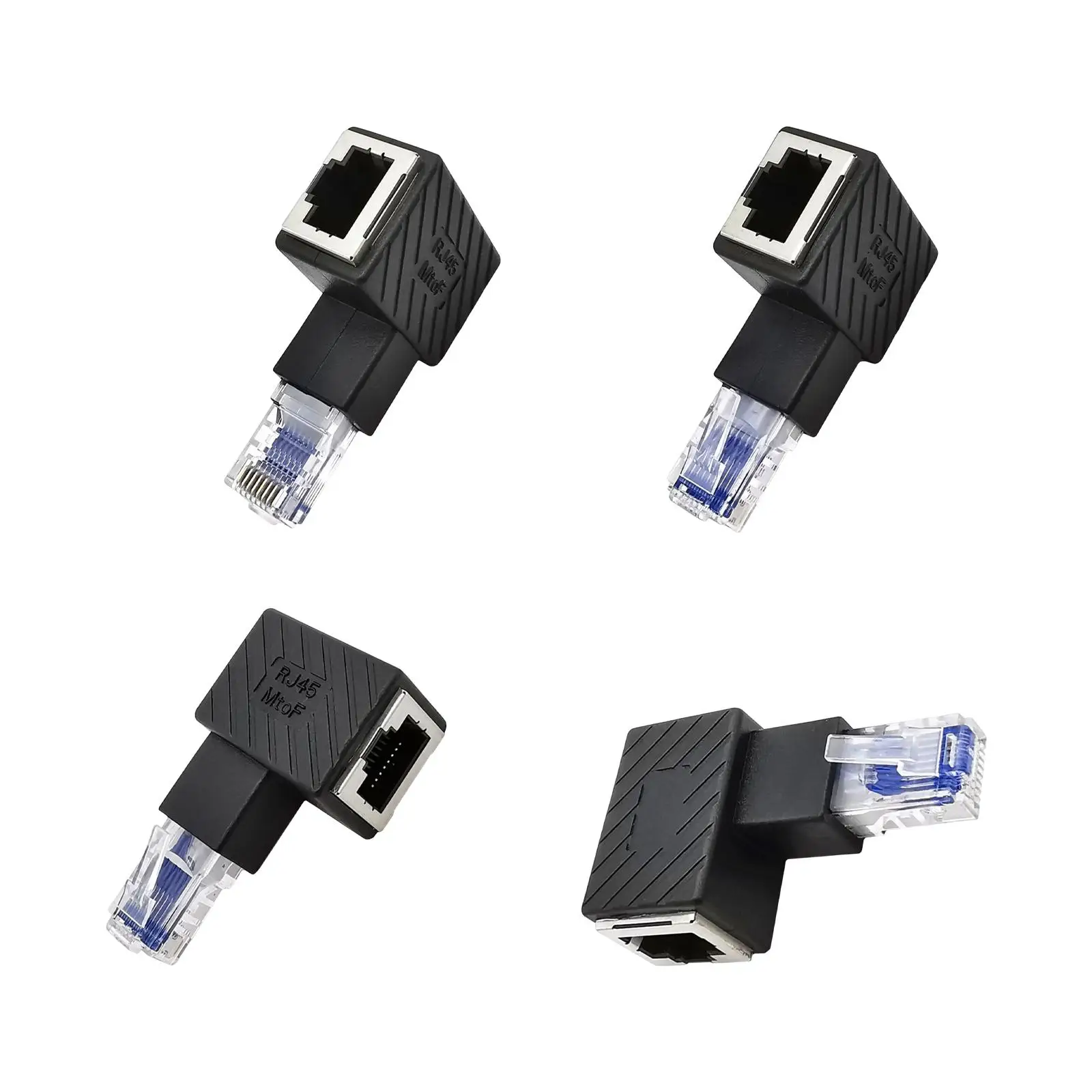 

Адаптер Ethernet Cat6 8P8C штекер/гнездо 90 углов разъем для принтеров компьютерных серверов ПК втулки маршрутизаторы
