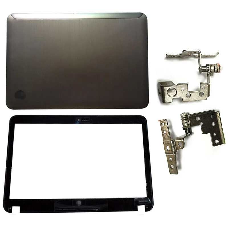 

NEW For HP Pavilion DM4-2000 DM4-1000 Laptop LCD Back Cover Front bezel Hinges 636936-001 608208-001 6070B0493201 Silver Black