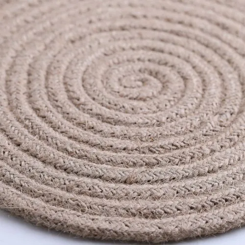 H10 домашние декоративные коврики ручной вязки из натурального джута J25 | Дом и сад