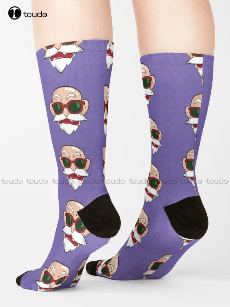 

Master Roshi The Turtle Hermit Socks Mens Socks Size Street Skateboard Socks Harajuku 360° Digital Print Gd Hip Hop Colorful Art