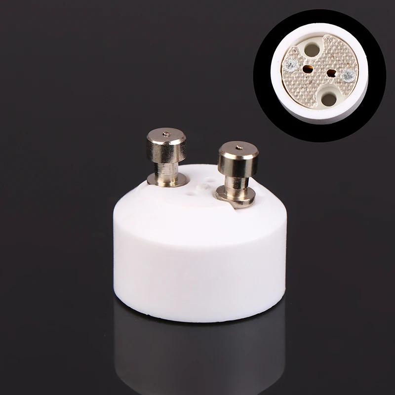 

GU10 To MR16 High Quality Ceramic Socket Base Halogen LED Light Bulb G4 GU5.3 GY6.35 Pin Adapter White Converter Lamp Holder