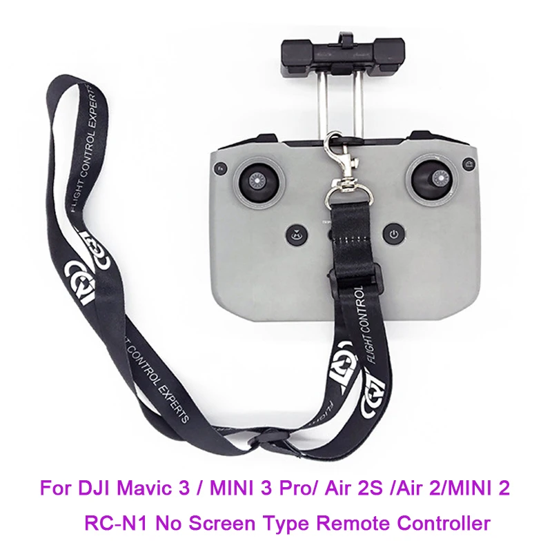 for DJI Mavic 3 / Mini 3 Pro RC-N1 Remote Controller Lanyard Neck Strap with Fixed Hook for DJI MINI 2/ Air 2/2S Accessories