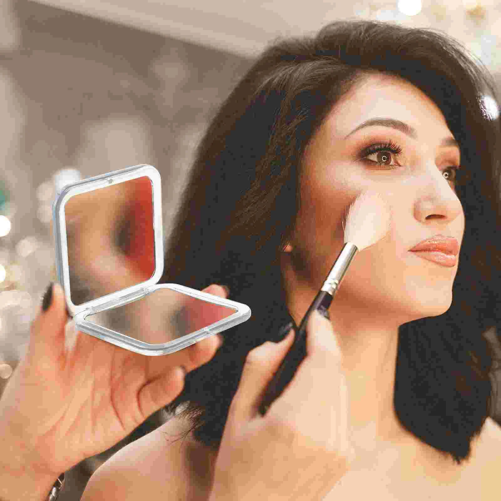 

Folding Vanity Mirror Compact Bulk Purses Small Pocket Aesthetic Mini Makeup Tiny