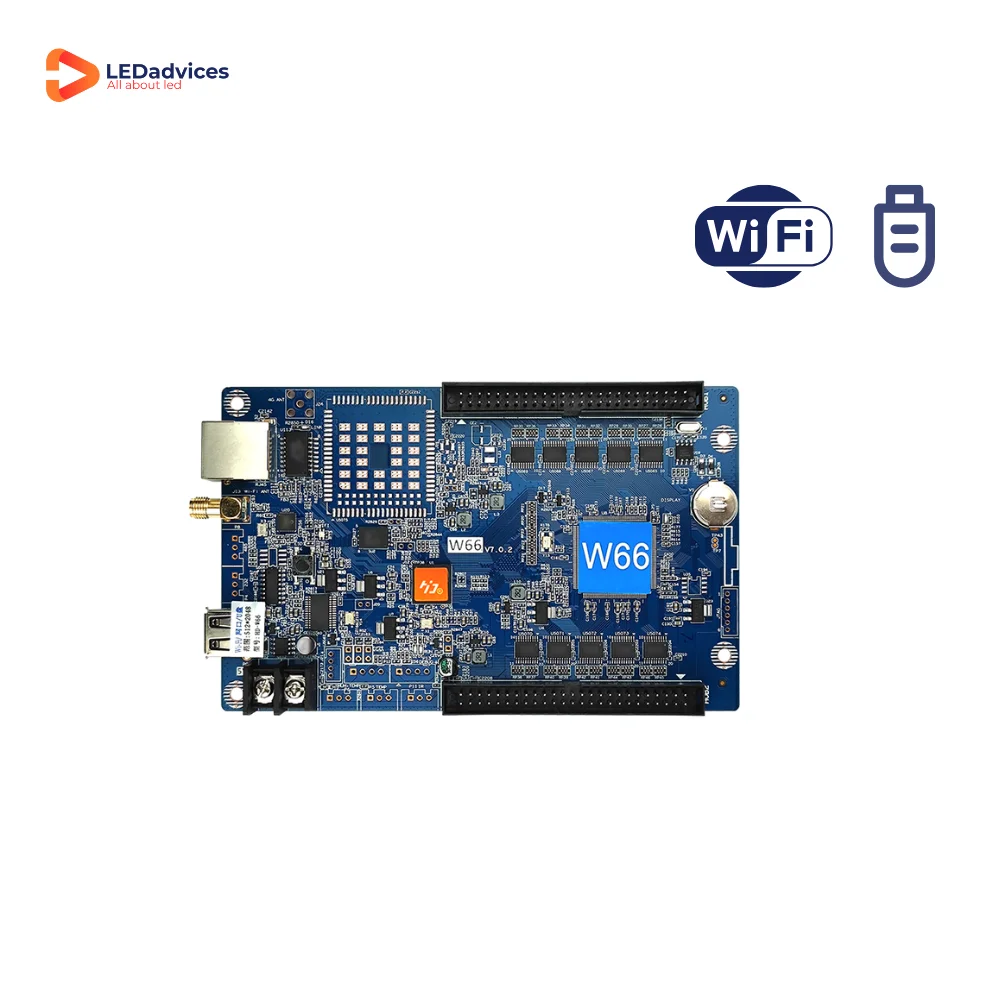 Контроллер Wi-Fi для светодиодного экрана Huidu HD-W66