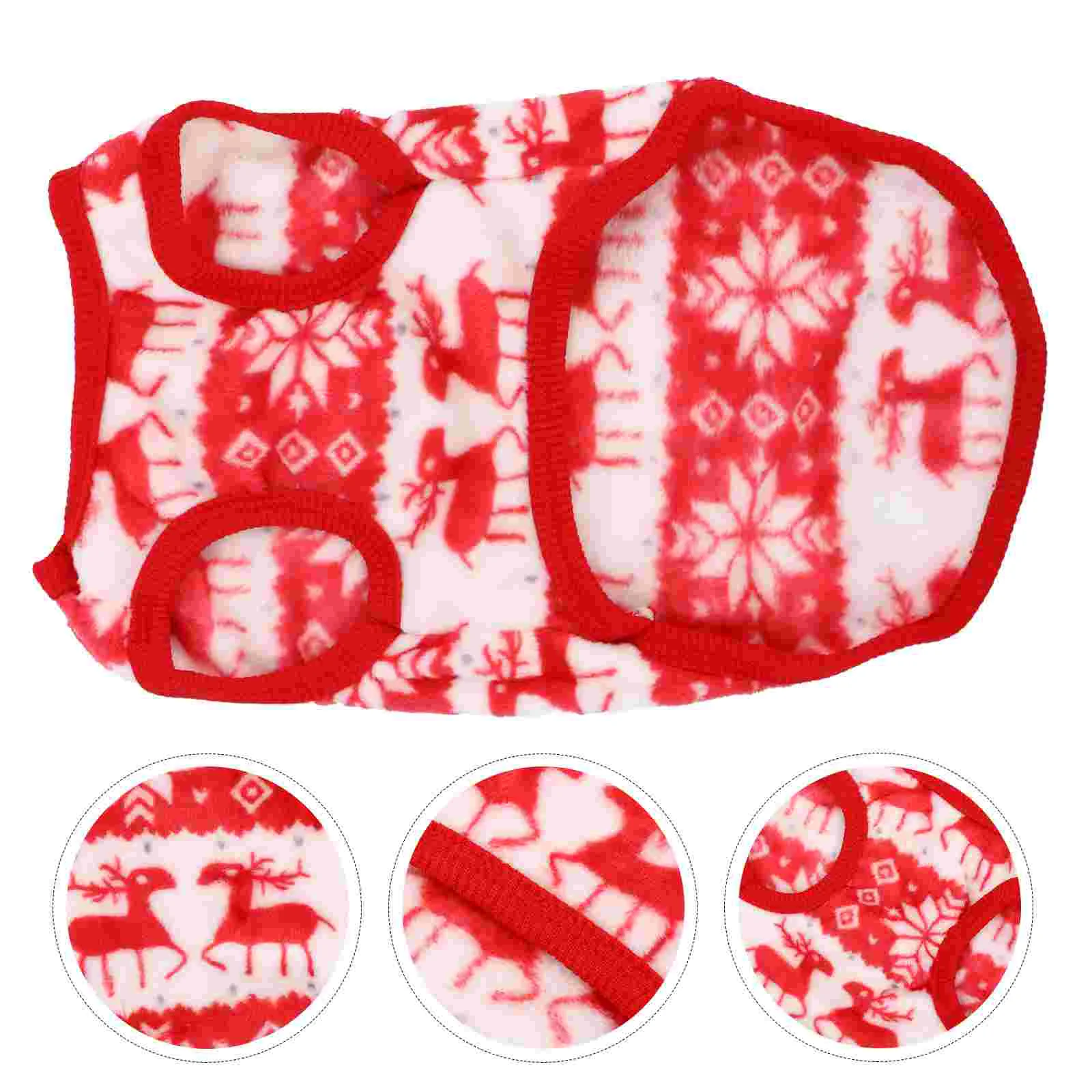 

Christmas Dog Costume Pet Puppy Clothesoutfit Cat Cloth Santa Outfits Suit Shirt Apparel Sweater Winter Vest Dress Gift Warm