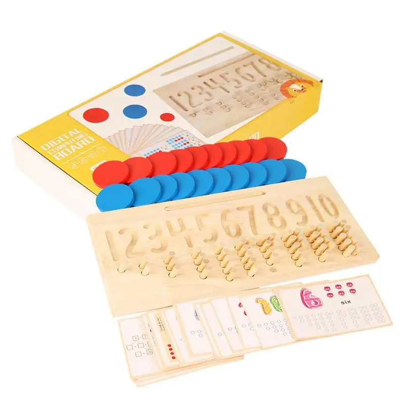 

Counting Pegs Educational Stick Peg Board For Kids Toddlers Peg Board Toy Counting Wooden Toys Math Manipulatives Number