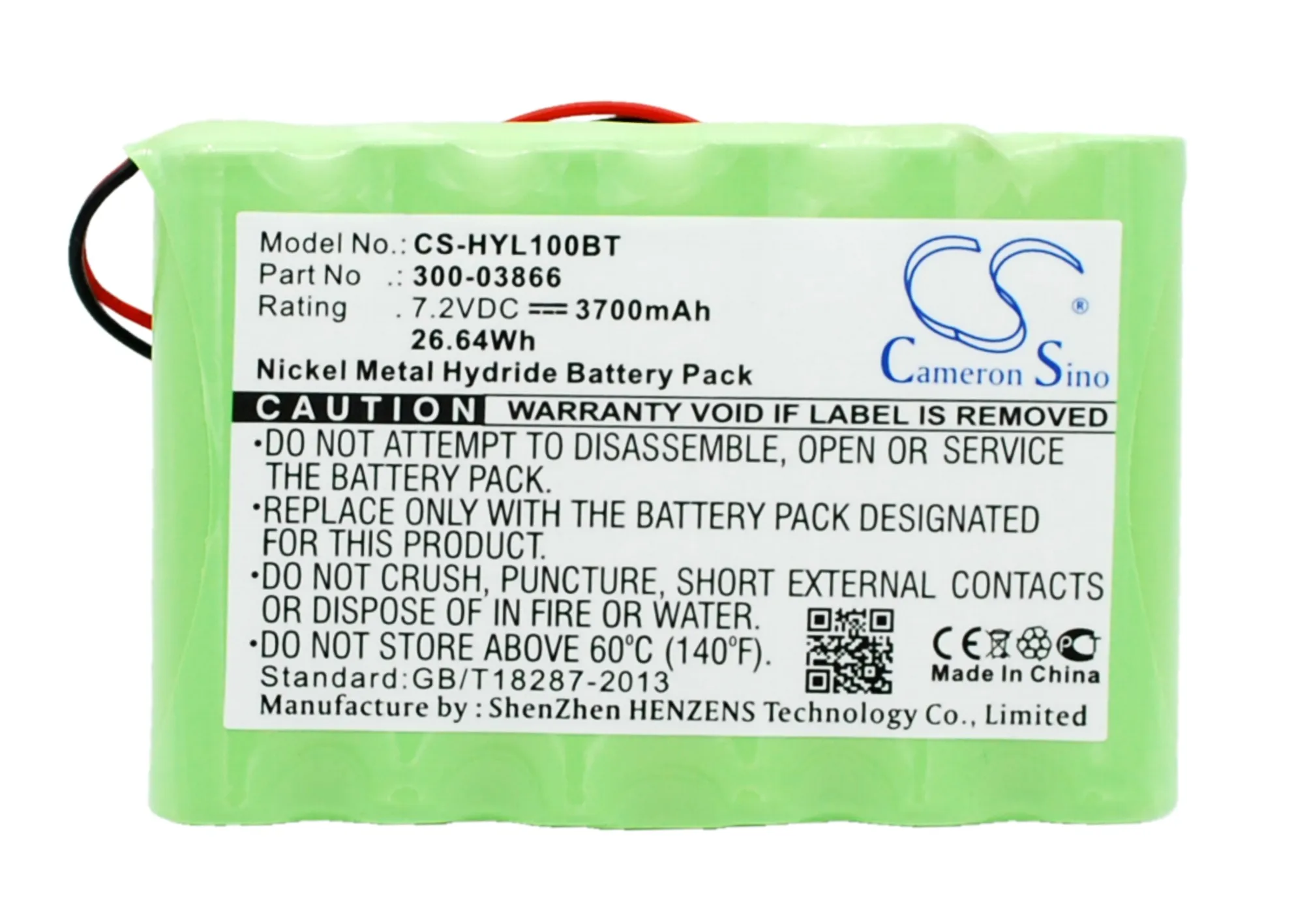 CS 3700mAh Battery For Honeywell 300-03866 LCP500-4B LYNXRCH