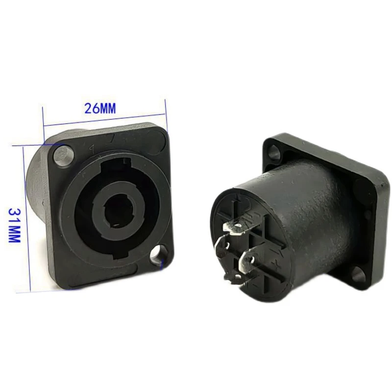 50 шт./лот гнездо для профессионального динамика разъема 4-ядерный проигрыватель