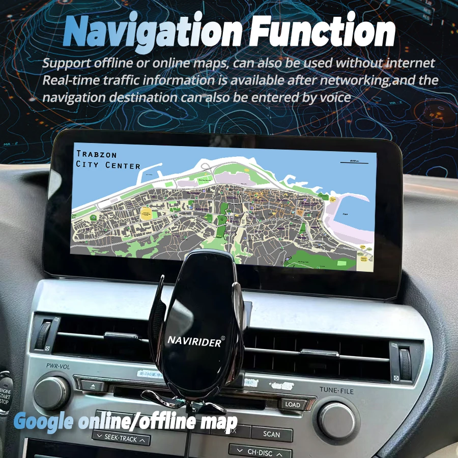 12 3 дюймовый Android 14 экран для Lexus RX 450h RX450H RX270 RX350 2009-2015 стерео DSP GPS CarPlay автомобильный