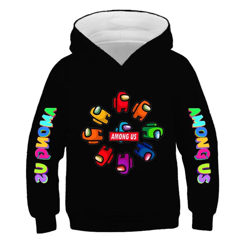 

2022 Spring Baby Casual Tracksuits Children Boys Girls Cotton Among Us Hoodies Children Impostor Game Sport Hooded Tops Clothin
