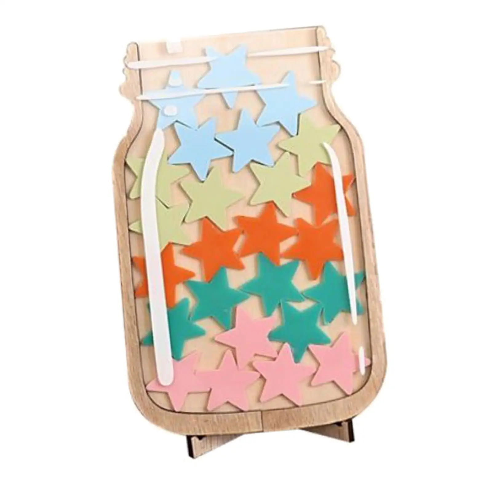 

Баночка Звездный приз для малышей, горшечный поезд, призовая баночка, орнамент, стандартная тренировка, деревянная система вознаграждения, баночка для домашней школы, учителя