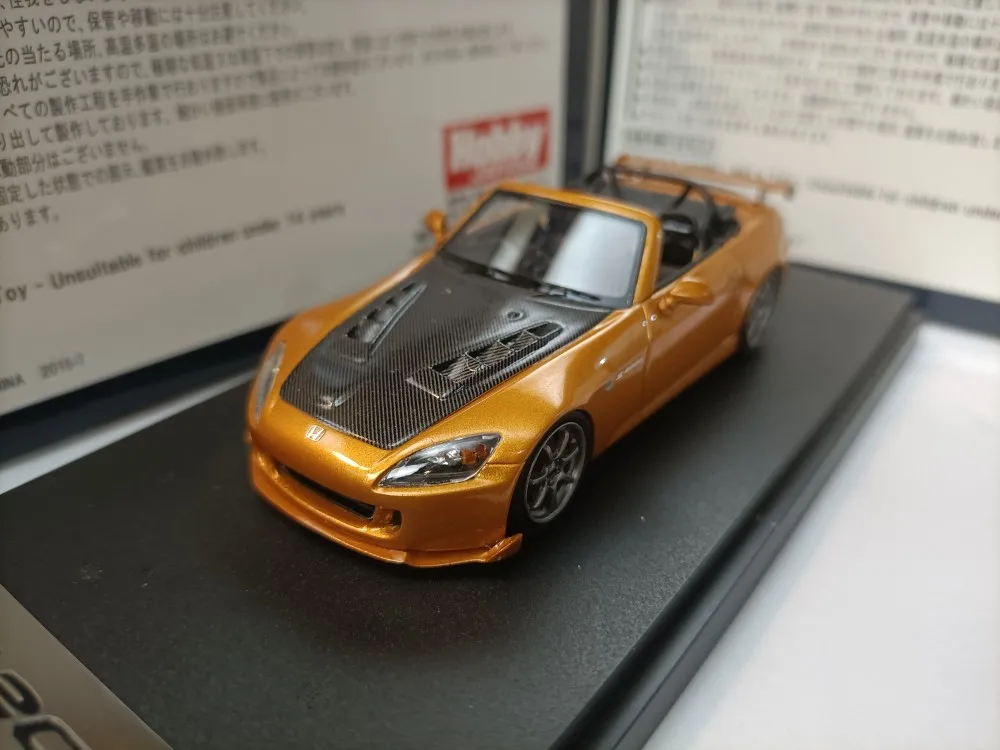

MARK 1 43 HONDA Mugen S2000 AP2 Orange and Gold sports car model