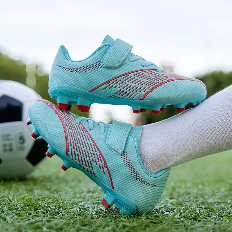 New Kid's Breathable Anti-slip Cleat Lightweight Durable Softness Sneakers For Outdoor Running Training