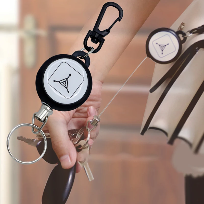 1 шт. эластичный брелок для ключей TAD стальная веревка охранный ремень
