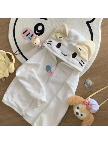 Женские флисовые толстовки BiggOrange Deeptown Kawaii