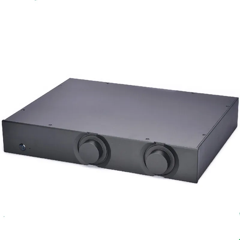 

Black MC4808 Full aluminum amplifier chassis / Preamp chassis DAC decoder / AMP Enclosure / case / DIY box (480*80*358mm)