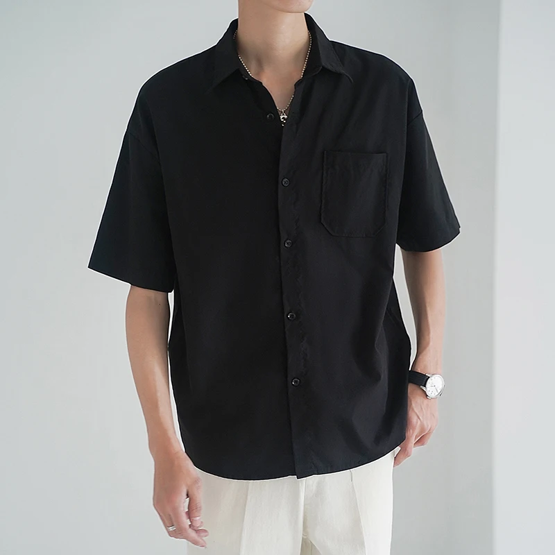 Summer Shirt Men Casual Shirts for Men 2022 White Shirt Men Summer Shirt Men Short Sleeve Shirt Summer Clothes for Men Vintage