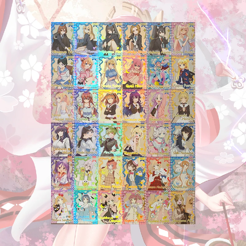 Фото Коллекционные карты Anime Goddess Story 2M01 SR SSR MR HR UR UTR AR: Рем, Рам, Сакураджима Май, Альбедо, Гасай Юно, Гоку Рури №3