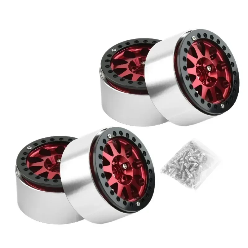 4 шт. металлический сплав Beadlock 2 2-дюймовые ступицы колесных дисков для Axial Wraith 90048