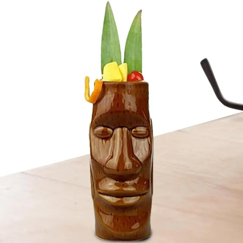 

Кружки для коктейлей винтажная тропическая посуда для напитков, посуда для бара, керамические стандартные чашки, креативный Набор кружек для бара, большие Гавайские очки для напитков