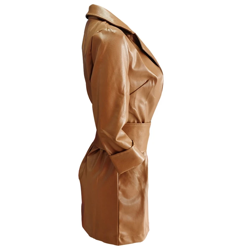 

Pu Suit Ladies Dress Leather Jacket Woman Coat Leather Jacket Coat Jacket Coat Black Leather Jacket Womens Jackets Womens Coat