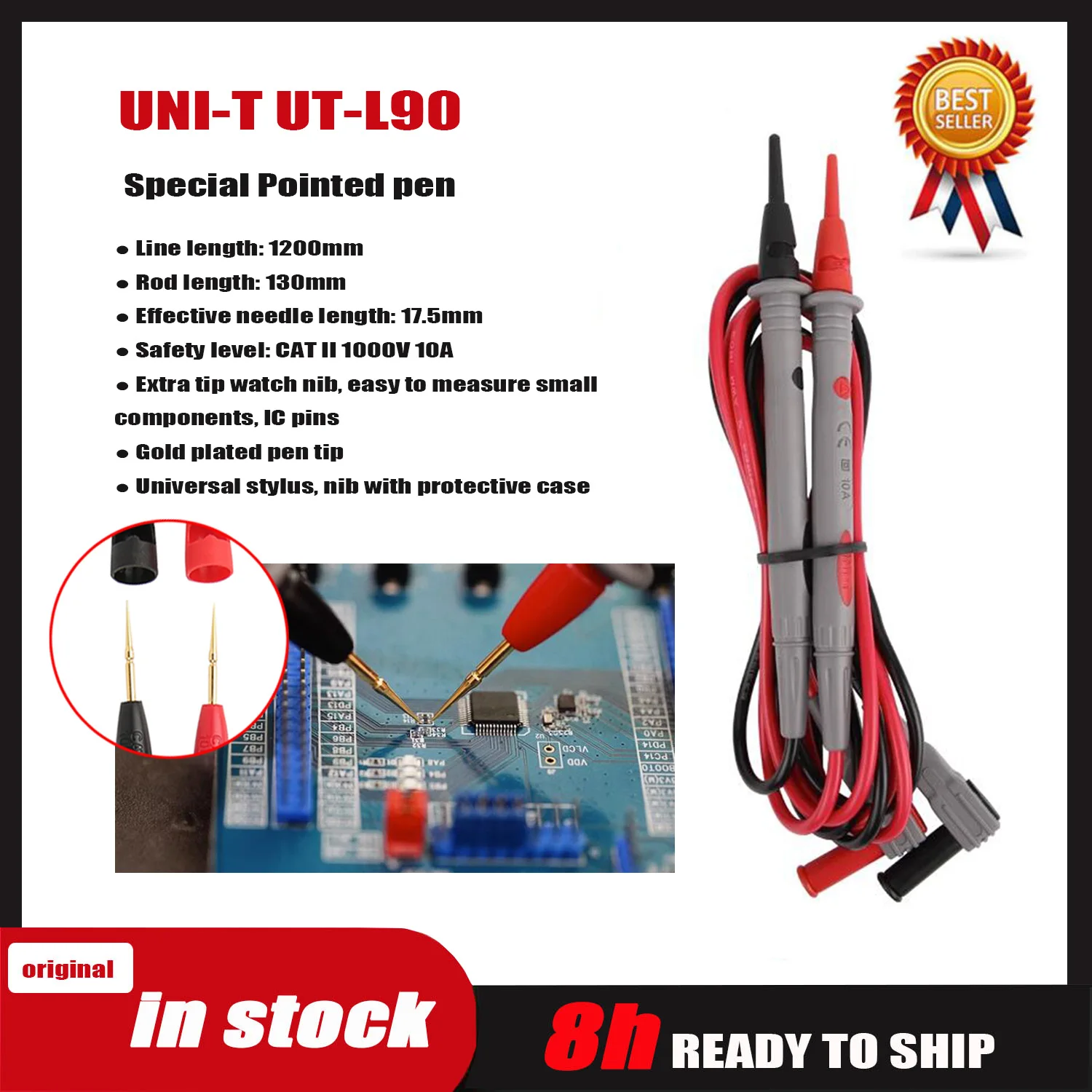 

UNI-T UT-L90 ручка с позолоченным наконечником