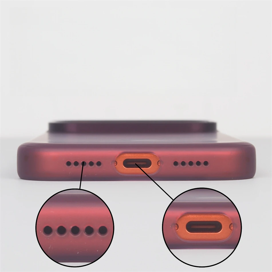 Фото Чехол для iPhone 17 16 15 18 Pro Max Air Business Simple Frosted Clear с поддержкой MagSafe, ударопрочный, магнитный, тонкий, жесткий №3
