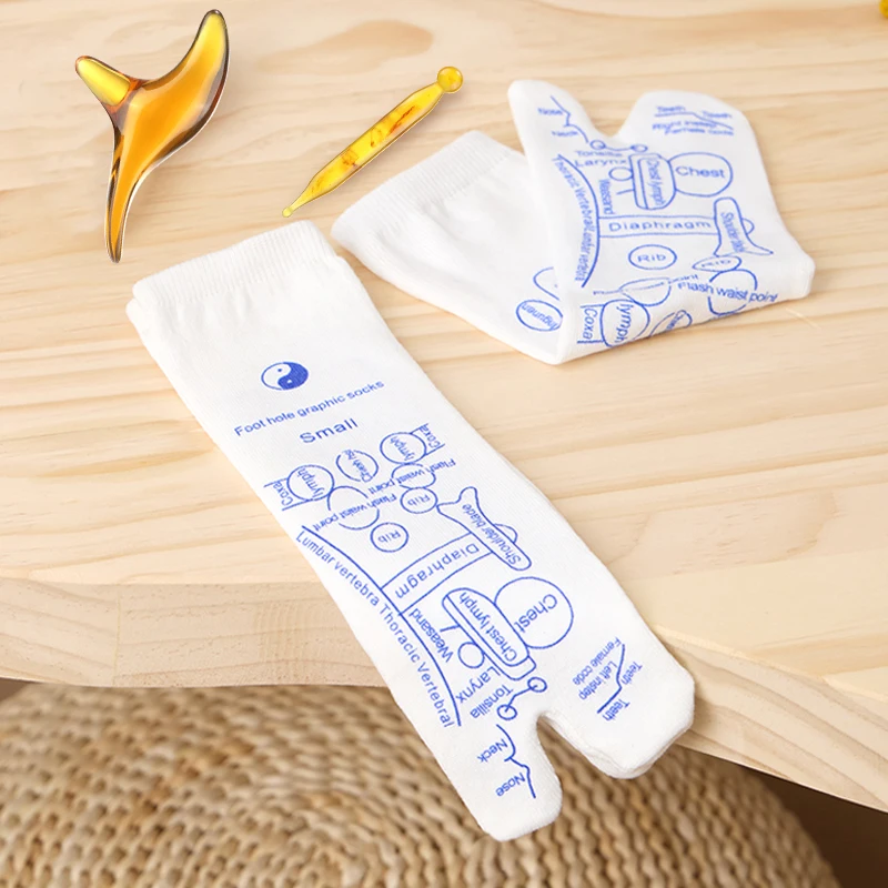 Носки для иглоукалывания на английском языке 2 размера