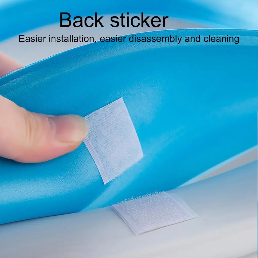 

Practical Toilet Seat Pad Self-adhesive Reusable Dorm Home Toilet Seat Thick Cushion Toilet Pad Toilet Cover