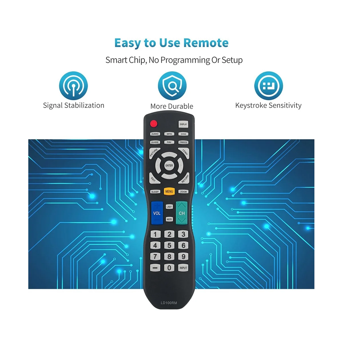 Пульт дистанционного управления LD100RM для Apex TV LE24H87 LE3242 LD4077M HC3269 -188 RM188 RTLE24H87